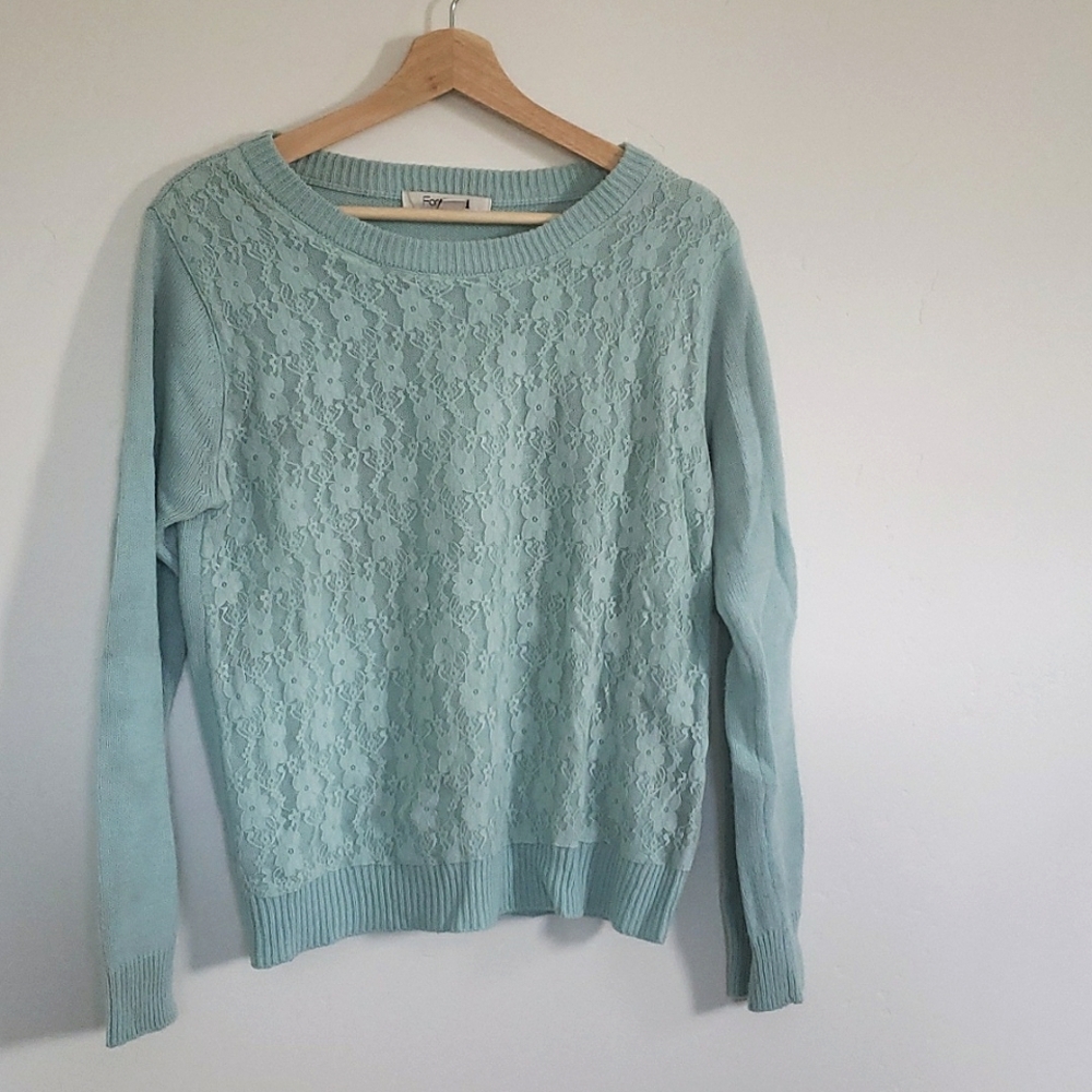 F21 Baby Blue Sweater